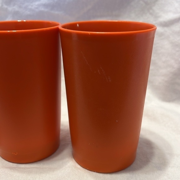 Vintage Tupperware Juice Tumblers #1320 8 oz. Harvest Colors Set Of 9 - Picture 6 of 6